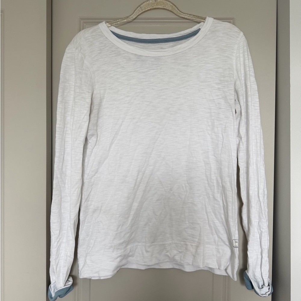 Southern Tide White Long Sleeve Tee